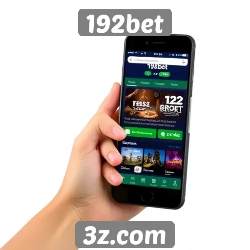 Experiência móvel no site 192bet é otimizada